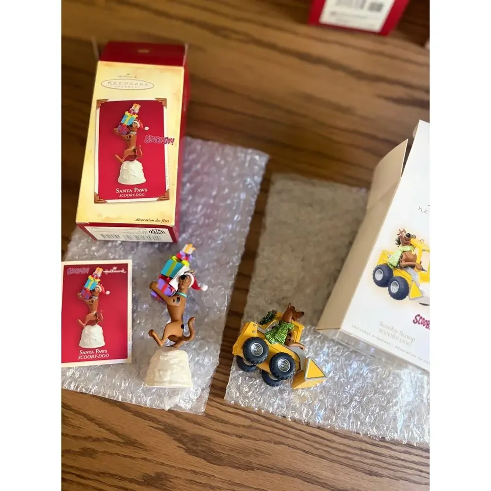 Vintage Hallmark Keepsake Scooby-Doo & Shaggy Christmas Ornaments Lot Of 8 NIB